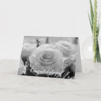 Congratulations White Roses Wedding