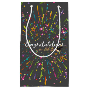 Congratulations You Did It Graduation Small Gift Bag