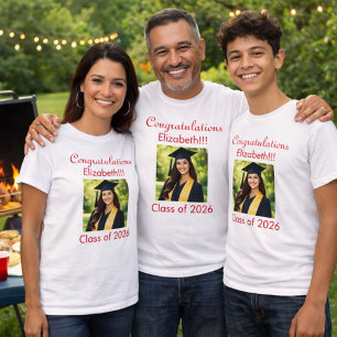 Congratulations Your Graduation Photo T-Shirt