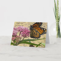 Congratulations your special day Monarch Butterfly