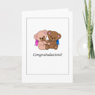 Congratulazioni! - New Baby in Italian Card