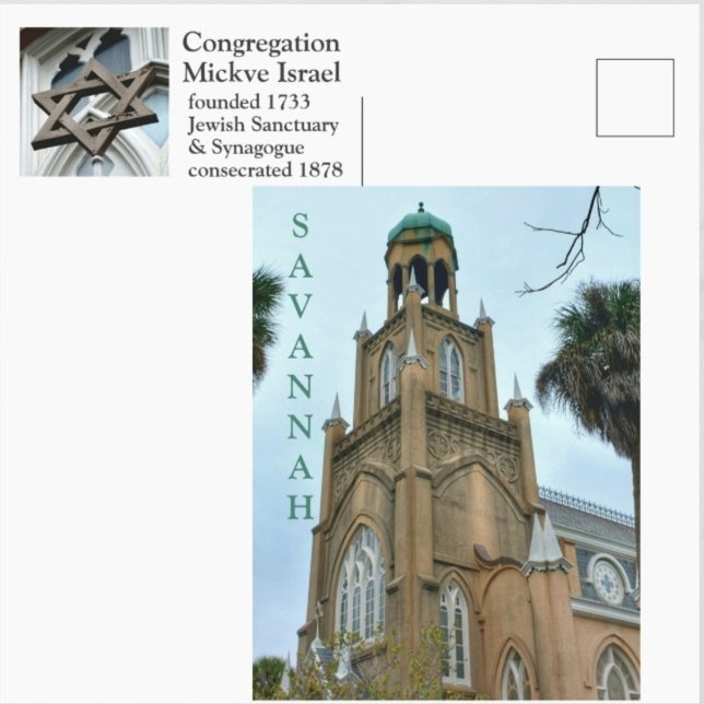 Congregation Mickve Israel Savannah Georgia Postcard (Creator Uploaded)