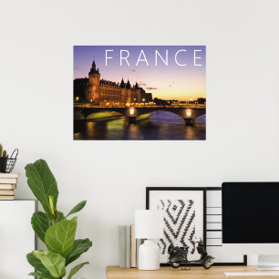 Congress at the River Seine Paris, France Poster