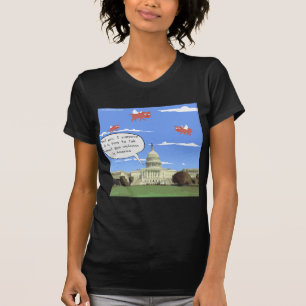 Congress & Gun Violence Talk When Pigs Fly T-Shirt