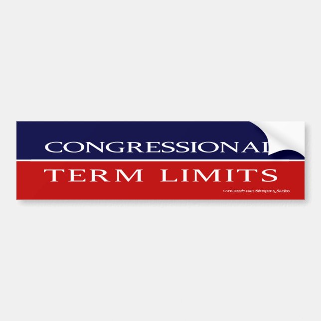 Congressional Term Limits -  Bumper Sticker (Front)