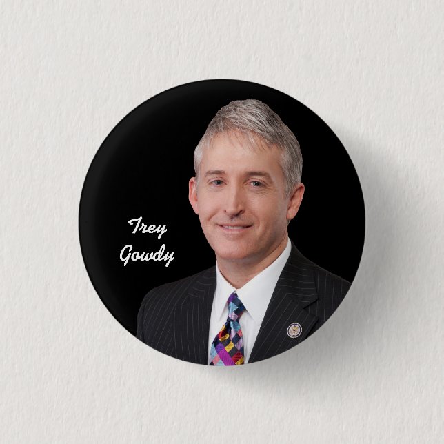 Congressman Trey Gowdy 3 Cm Round Badge (Front)