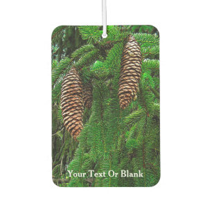 Conifer Cones And Needles Car Air Freshener