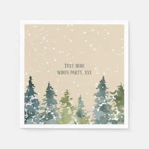 Conifer, Pine Tree, Evergreen Napkin