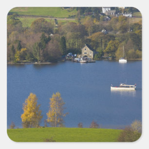 Coniston Water, Lake District, Cumbria, England Square Sticker