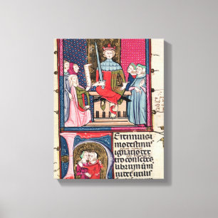 Conjugal Law, an adulterous wife appearing Canvas Print