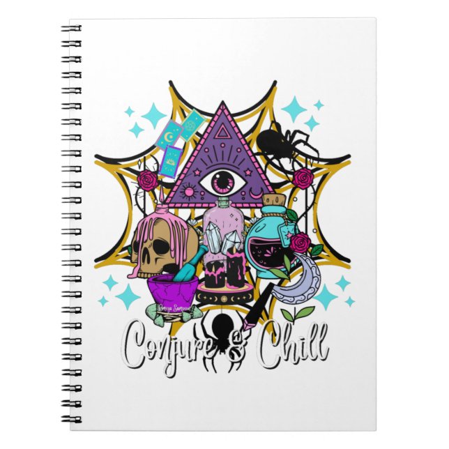Conjure & Chill Notebook (Front)