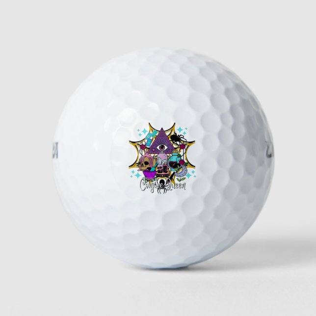 Conjure Queen Golf Balls (Front)