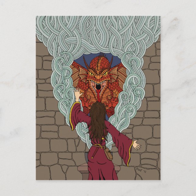 Conjuring the Dragon Postcard (Front)