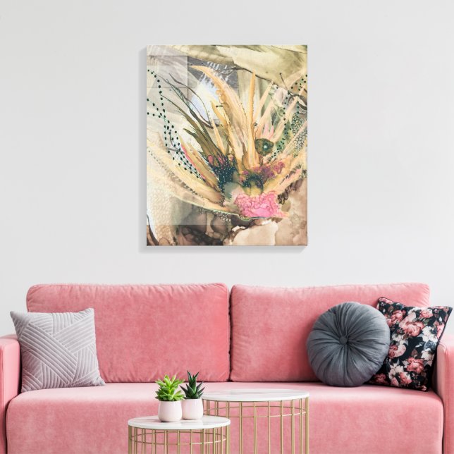 Conk Shell Arrangement 16” x 20” Canvas Print (Insitu(LivingRoom))
