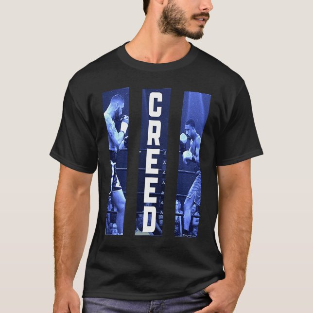 Conlan and Creed triptych blue T-Shirt (Front)
