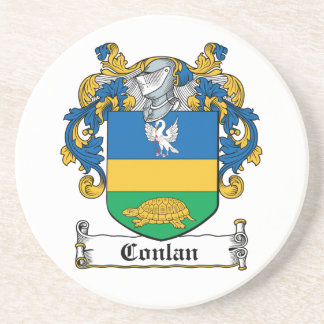 Conlan Family Crest Coaster