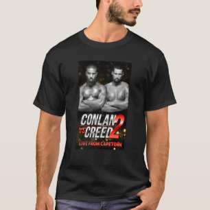 Conlan vs Creed 2 poster black and white T-Shirt