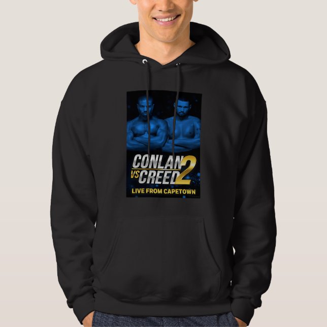 Conlan vs Creed 2 poster blue Hoodie (Front)