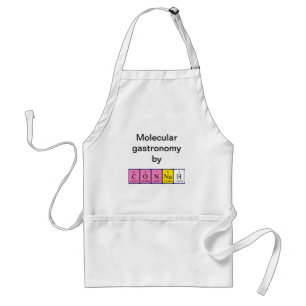 Connah periodic table name apron