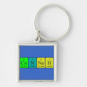 Connah periodic table name keyring