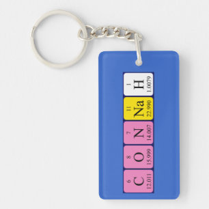 Connah periodic table name keyring