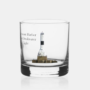 Conneaut Harbour West Breakwater Light glass