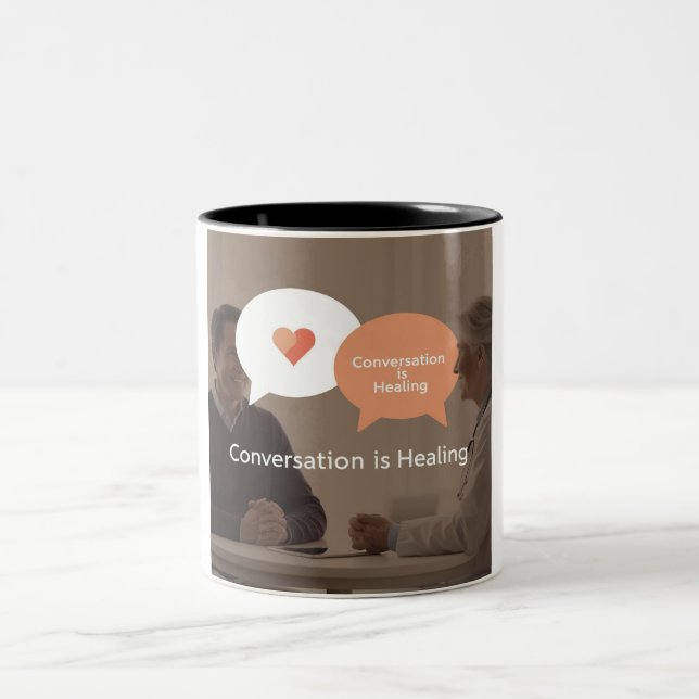 Connect & Heal: Inspirational Mug (Center)
