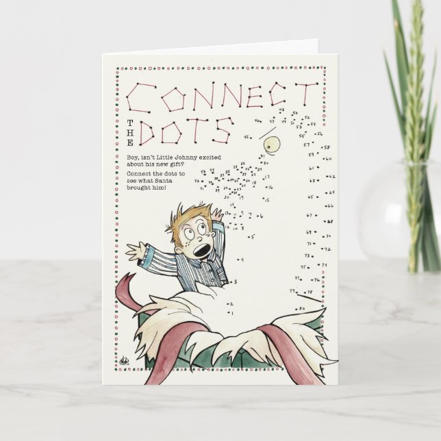 Connect the Dots Christmas Card (Front)