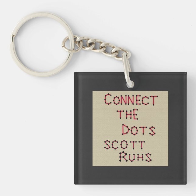 Connect The Dots Cover Art Key Ring (Front)