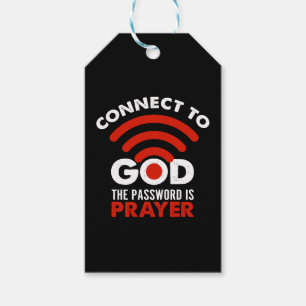 Connect To God The Password Prayer Gift Christian Tags