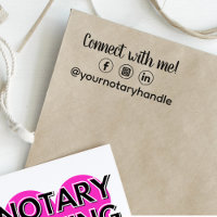 Connect With Me Social Media Notary Marketing