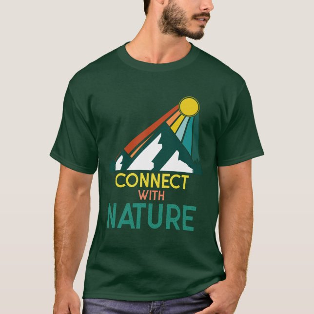 Connect with nature - summer. T-Shirt (Front)