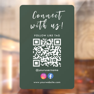 Connect With Us Facebook Instagram Qr Code