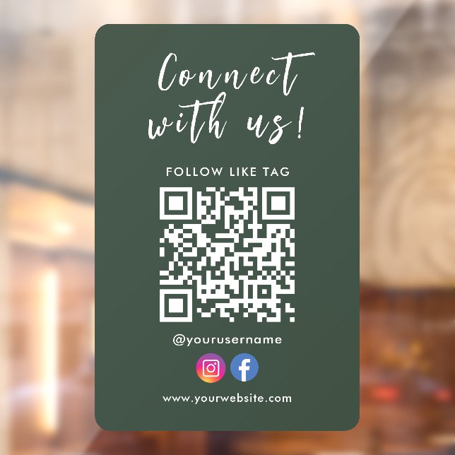 Connect With Us Facebook Instagram Qr Code (Sheet 2)