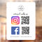 Connect with us Instagram Facebook QR Code White