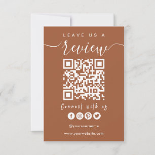 Connect With Us QR Code   Leave Us A Review Script Invitation