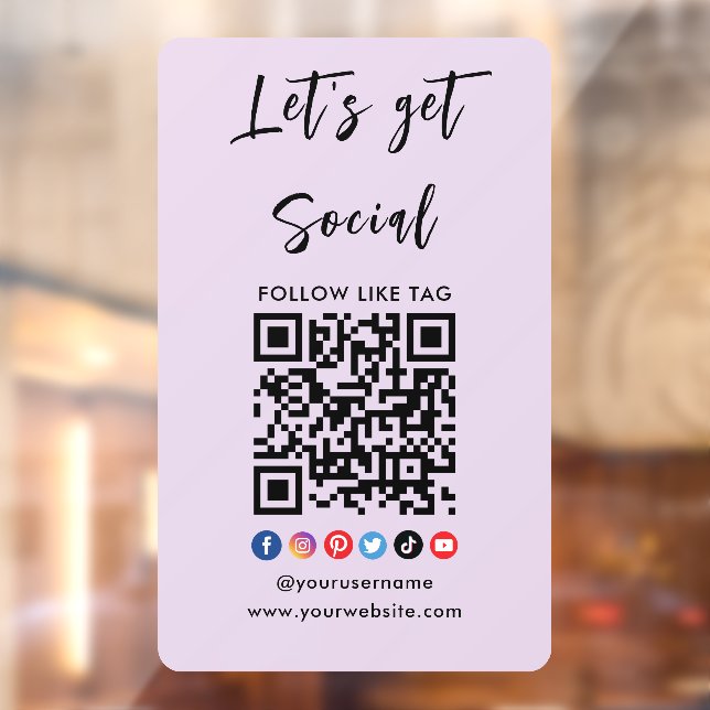 Connect With Us Qr Code Professional Trendy Purple (Sheet 2)