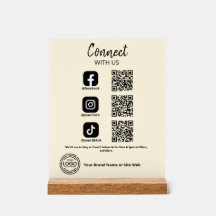 Connect with us Social Media QR code