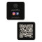 Connect with us | Social Media QR Code Black