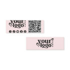 Connect with us Social Media QR Code Pink