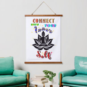 Connect With Your Inner Self Hanging Tapestry
