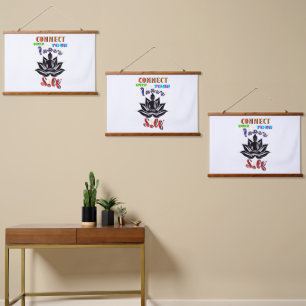 Connect With Your Inner Self Hanging Tapestry