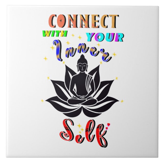 Connect With Your Inner Self Tile (Front)