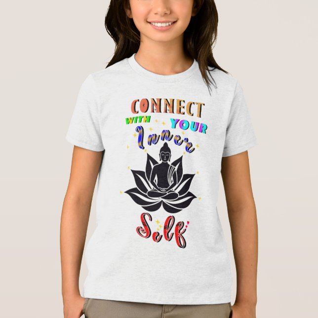 Connect With Your Inner Self Tri-Blend Shirt (Front)
