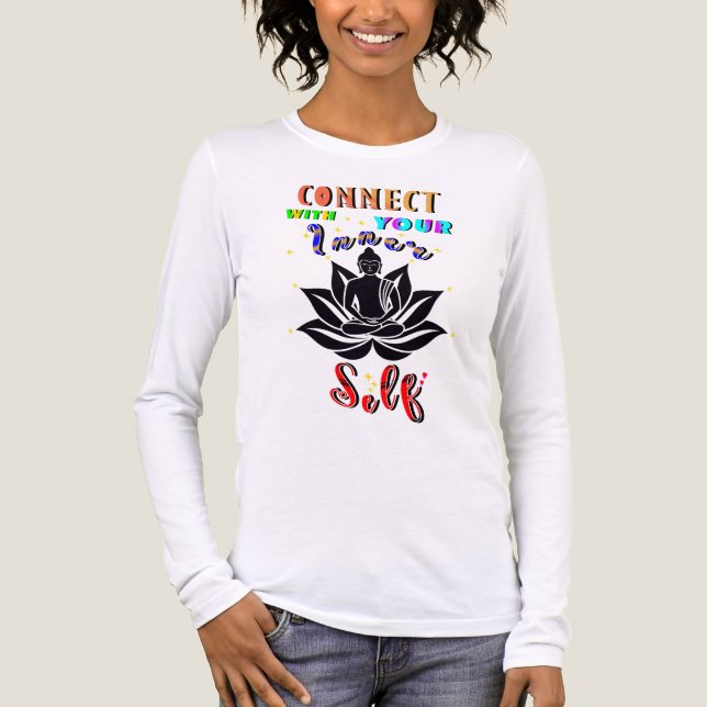 Connect With Your Inner Self Tri-Blend Shirt (Front)