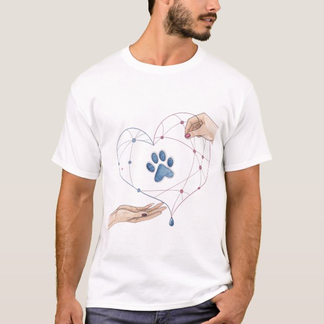 Connected Hearts: A Bond Unseen T-Shirt (Front)