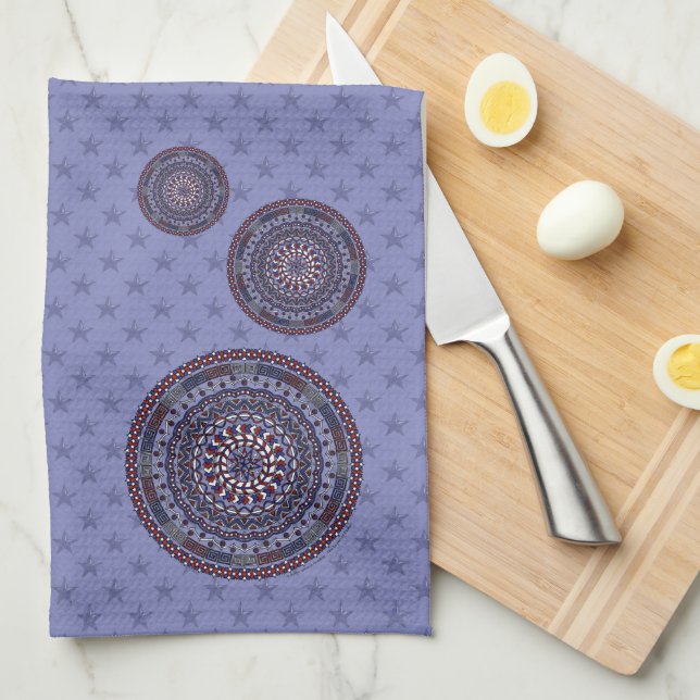 Connected Independence Day Hand Towel (Quarter Fold)