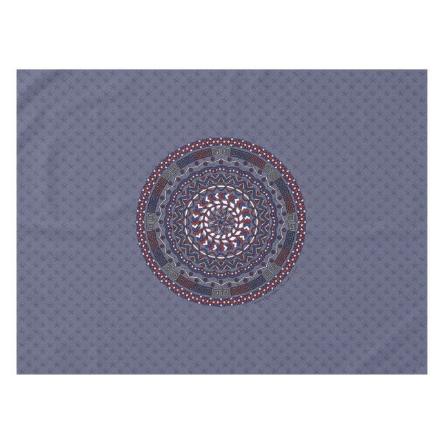 Connected Independence Day Tablecloth (Front (Horizontal))