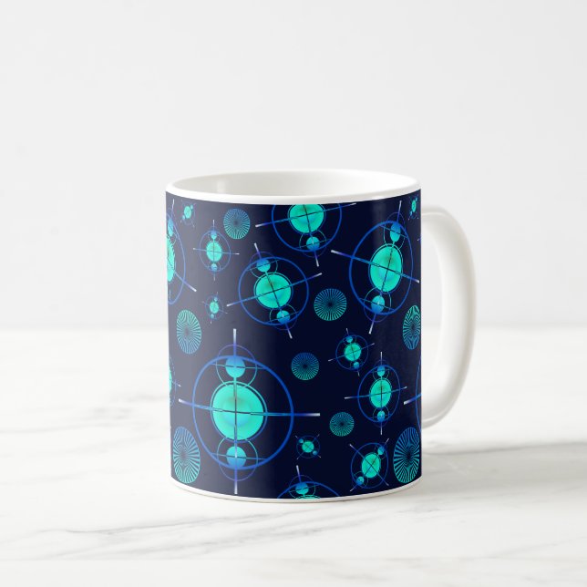 Connected Minds Pattern 2 Coffee Mug (Front Right)