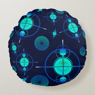 Connected Minds Pattern 2 Round Cushion